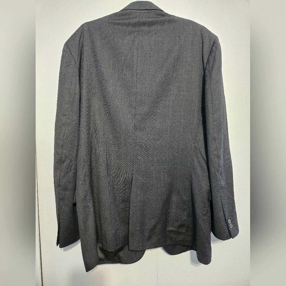 Botany 500 Couture Gray Blazer Sport Coat 44L Wool Made in USA Mens - Picture 10 of 10